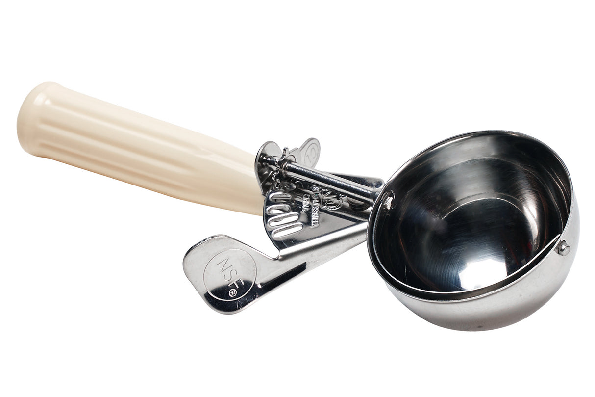 Cuillère à crème glacée, 5.3 oz, manche blanc