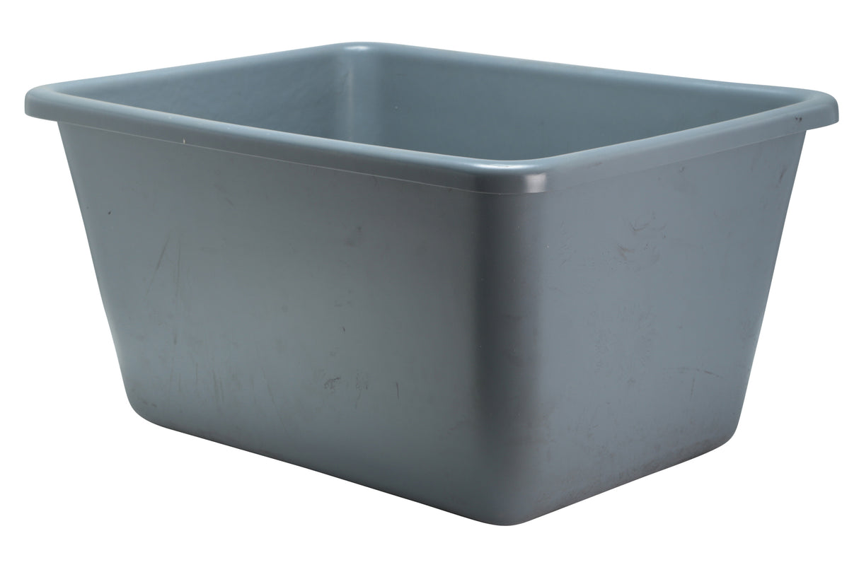 Cosse en plastique, grise, 19" x 25" x 14"