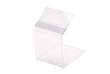 Clear Downward/Upward Sign Holder, .080" Bent