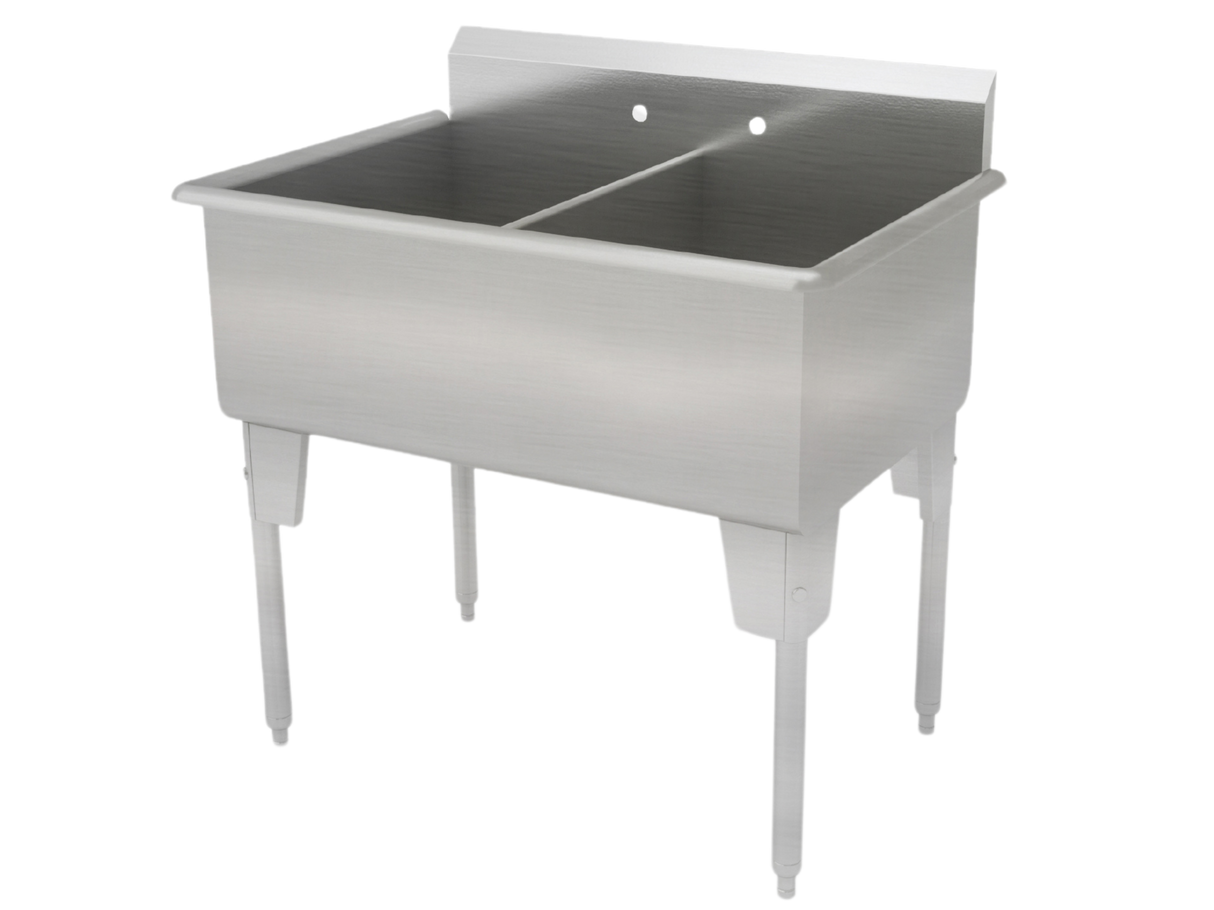 Double Compartment Stainless Steel Sink