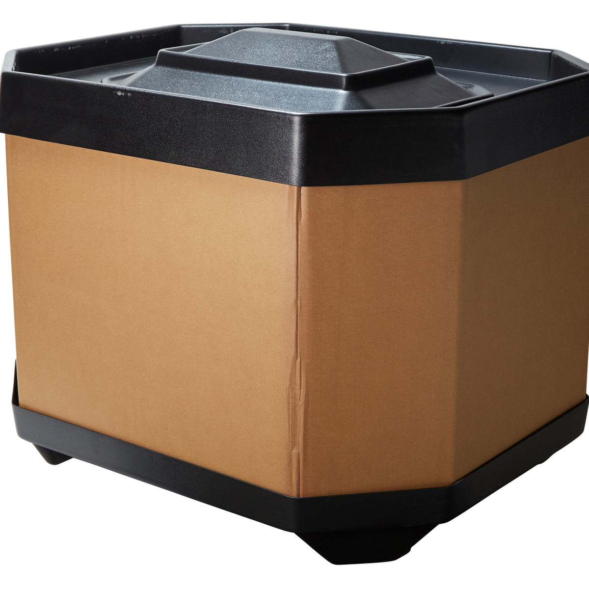 Black Plastic Octagon Top With Center Riser – Franesse